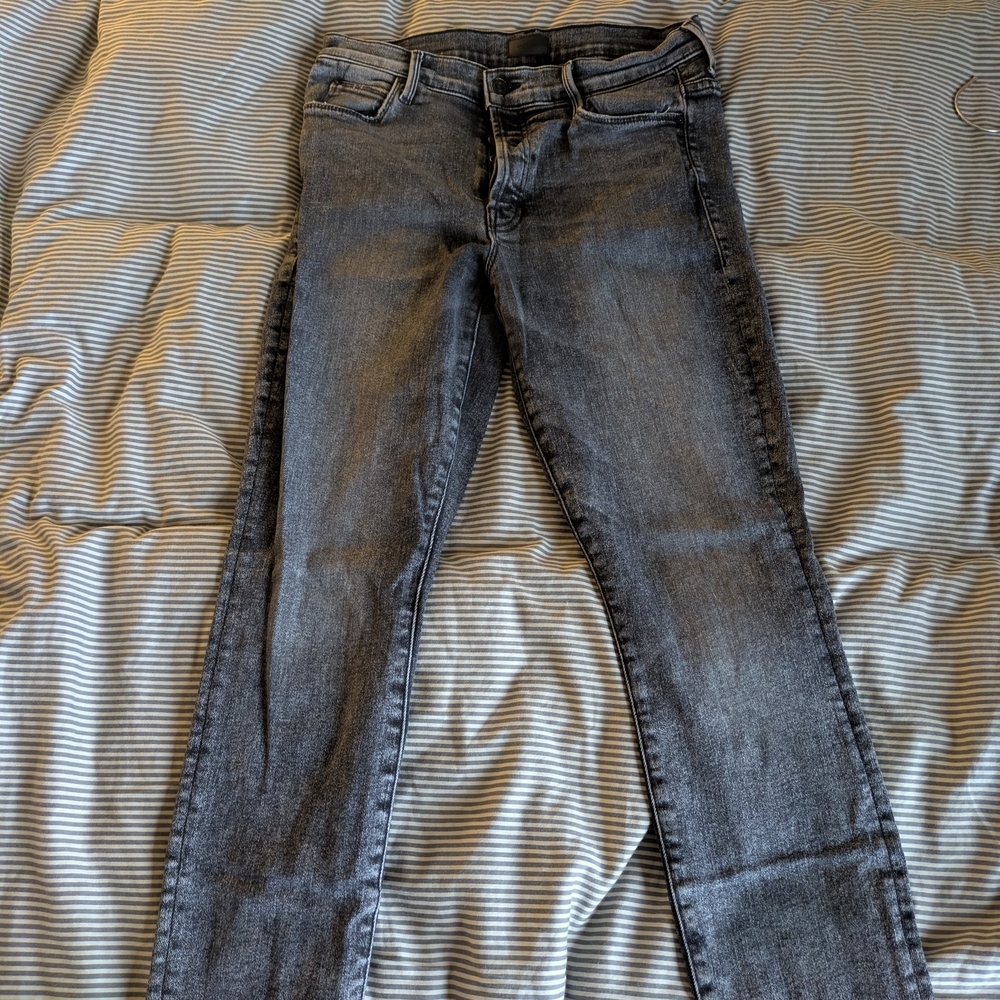 MOTHER Women's Skinny Jeans in Gray